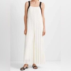 NWT Club Monaco Pleated Wide-Leg Jumpsuit Size 2